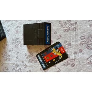 1980 Mattel Intellivision Auto Racing Game Cartridge and Controller Card